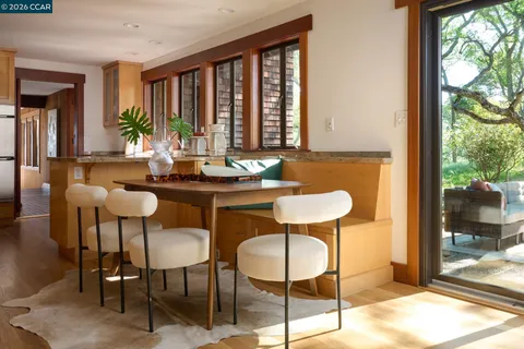 a view of cabinets with wooden floor