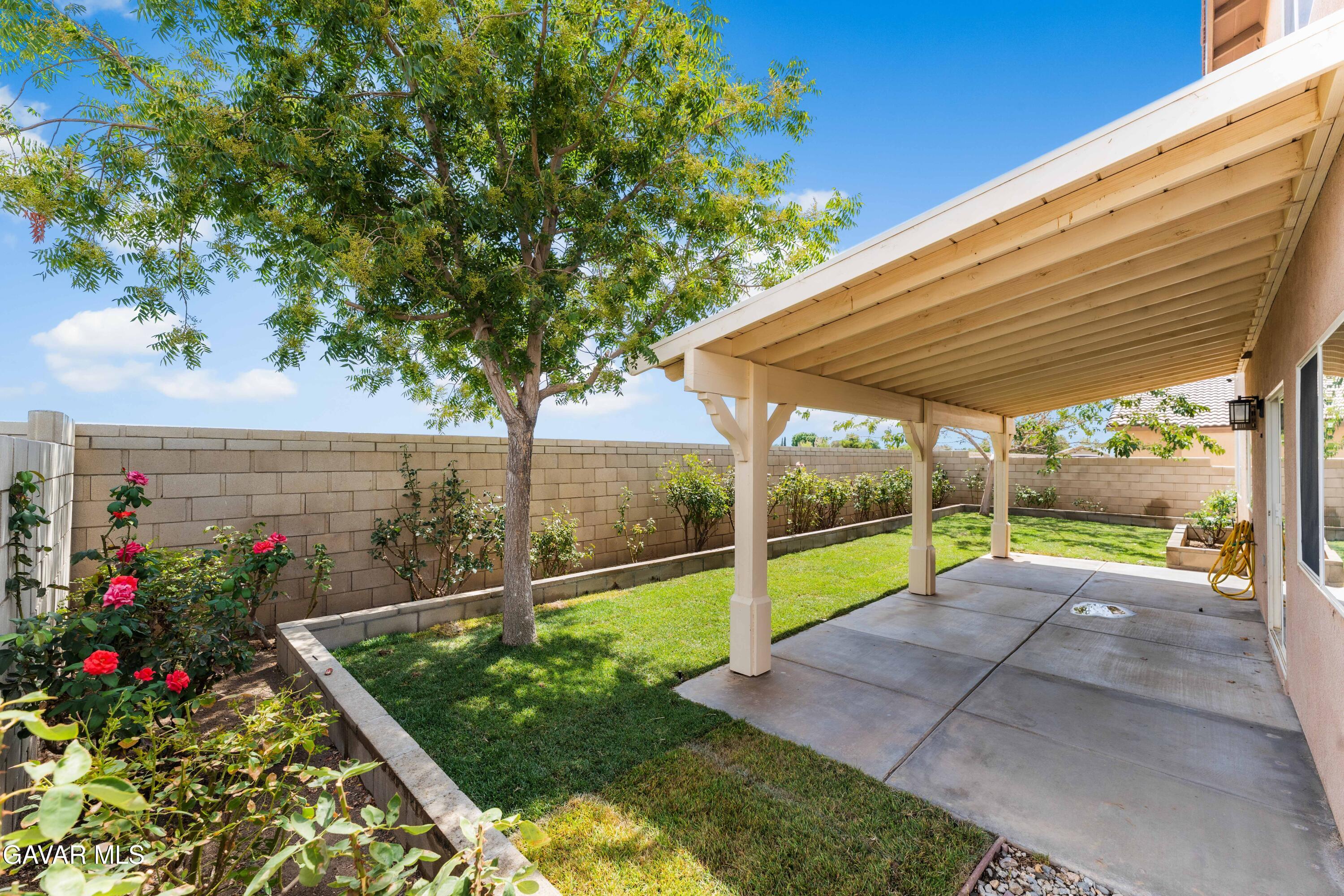 45448 Spahn Lane Lancaster, CA 93535 - Photo 2 of 49 a view of a backyard with potted plants