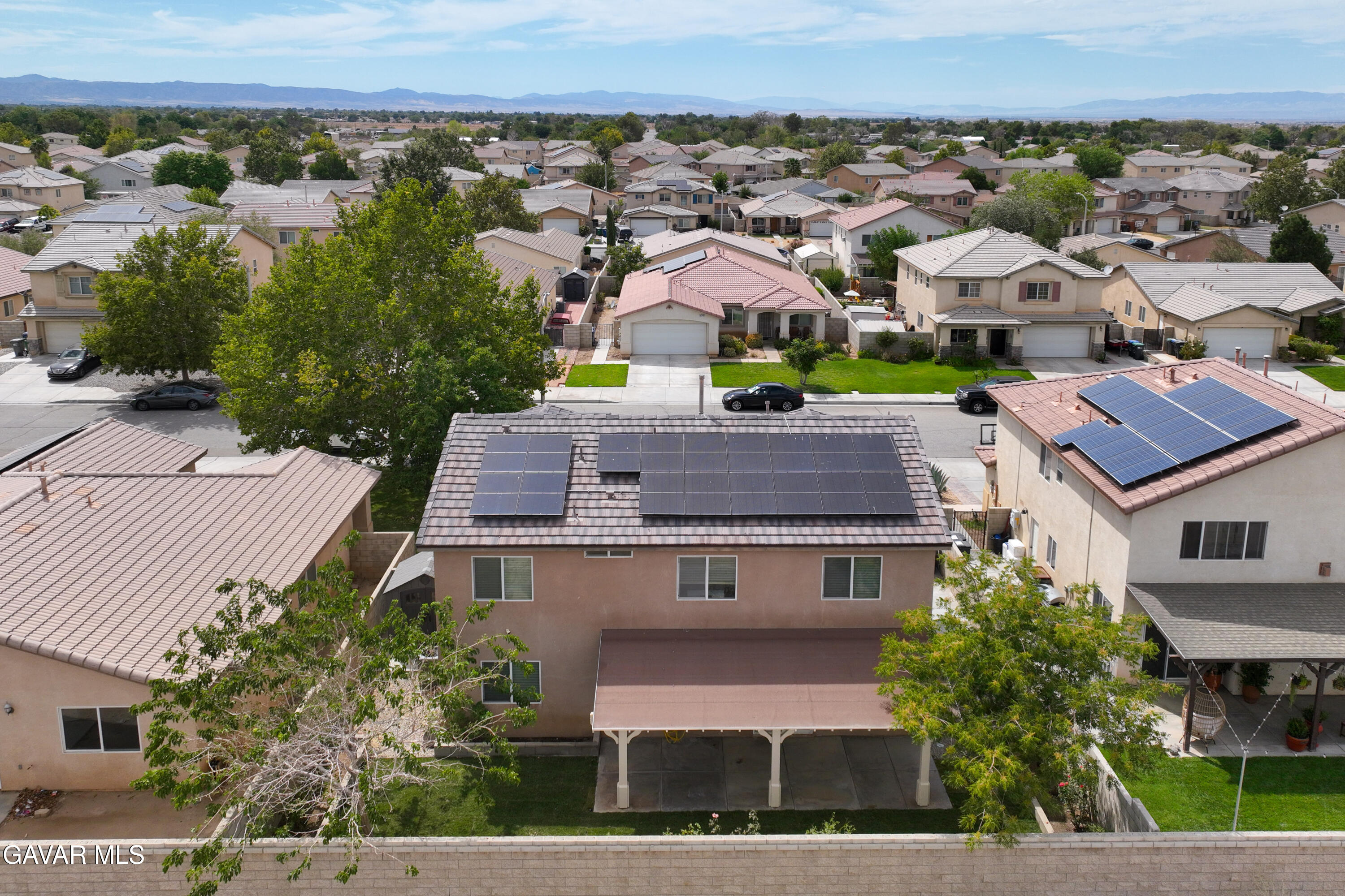 45448 Spahn Lane Lancaster, CA 93535 - Photo 43 of 49 an aerial view of multiple houses