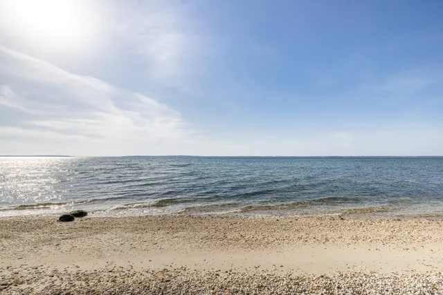 a view of beach and ocean
