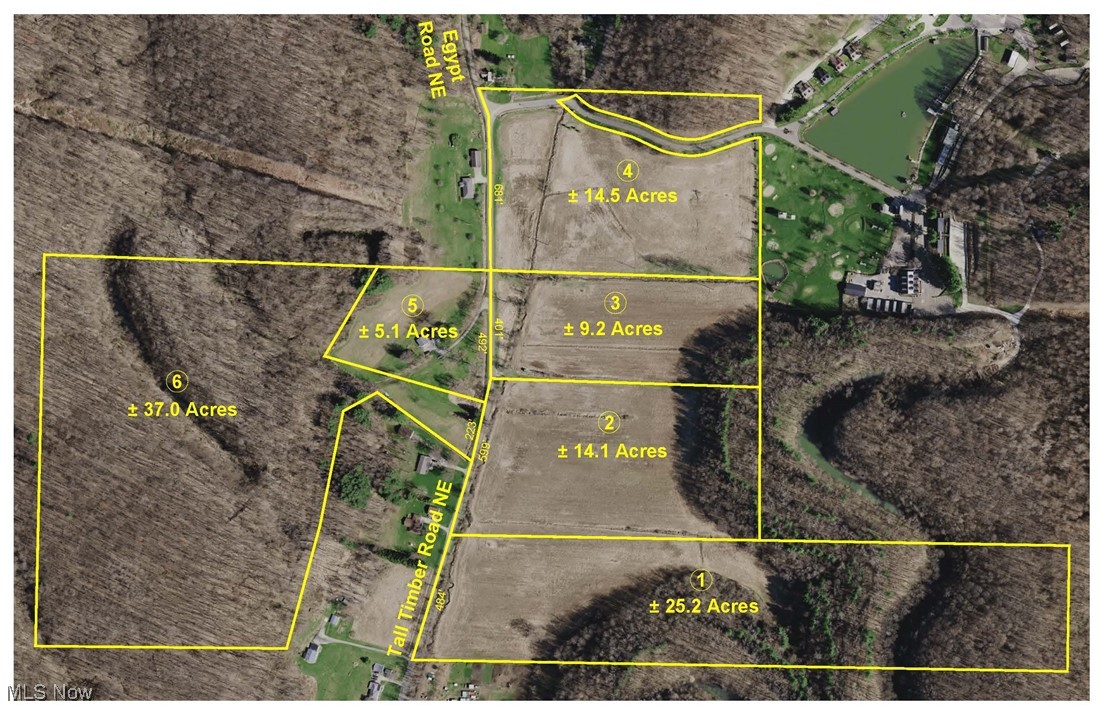 1728 Tall Timber Road Northeast New Philadelphia, OH 44663 - Photo 39 of 39 Aerial view of property's location featuring property boundaries highlighted