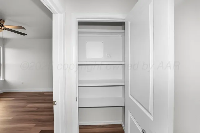 a view of an empty room