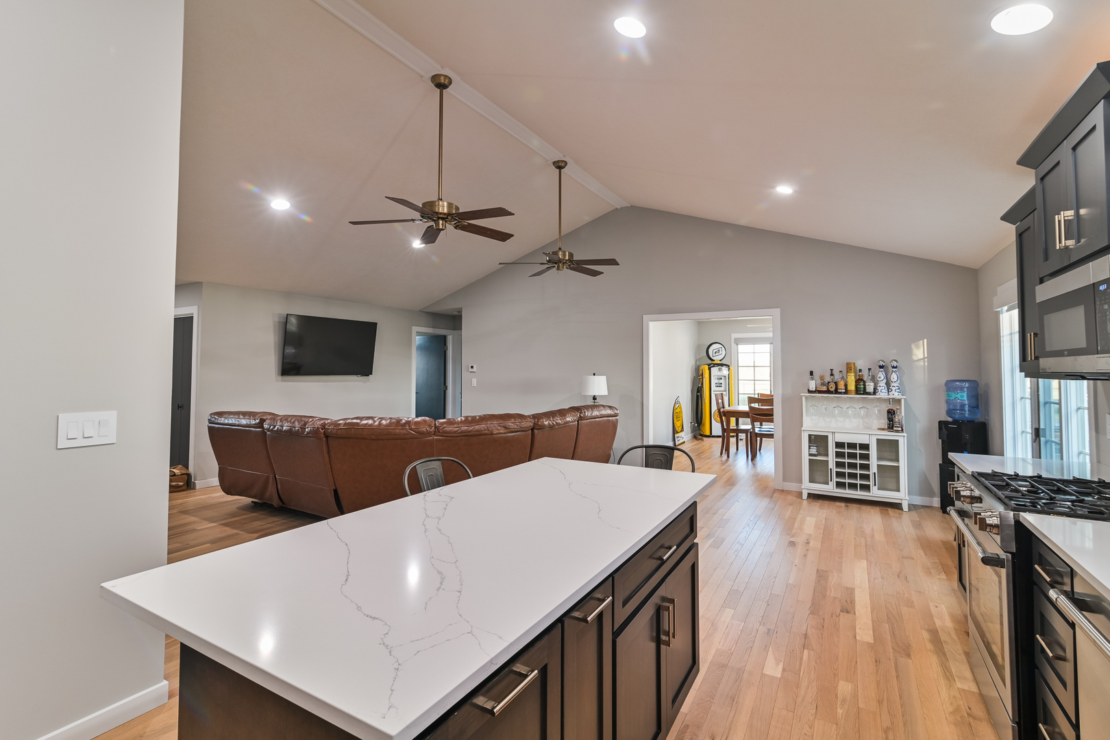 9220 Heritage Road Clinton, IL 61727 - Photo 14 of 37 a view of a dining room with furniture and wooden floor