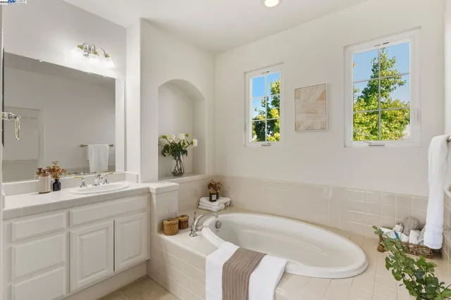 a bathroom with a sink and a bathtub