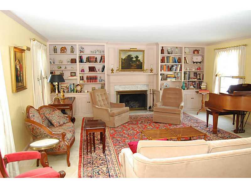 550 Miranda Road Upper St. Clair, PA 15241 - Photo 3 of 25 Living Room. Easy to use gas fireplace, built-in bookcases all set and ready to go!
