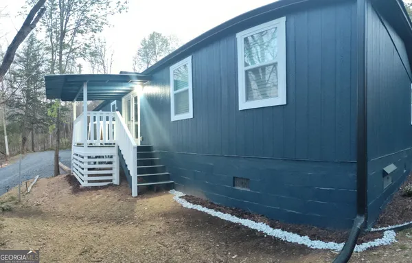 a view of outdoor space and deck