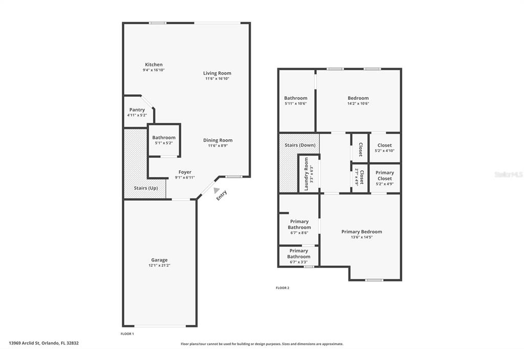 13969 Arclid Street Orlando, FL 32832 - Photo 29 of 29 a picture of a floor plan