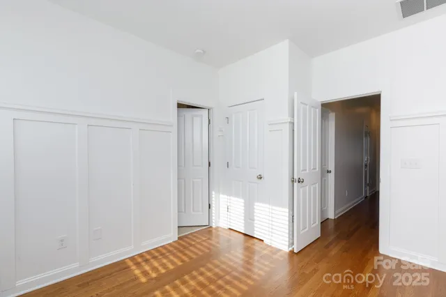 a view of a room with an empty room