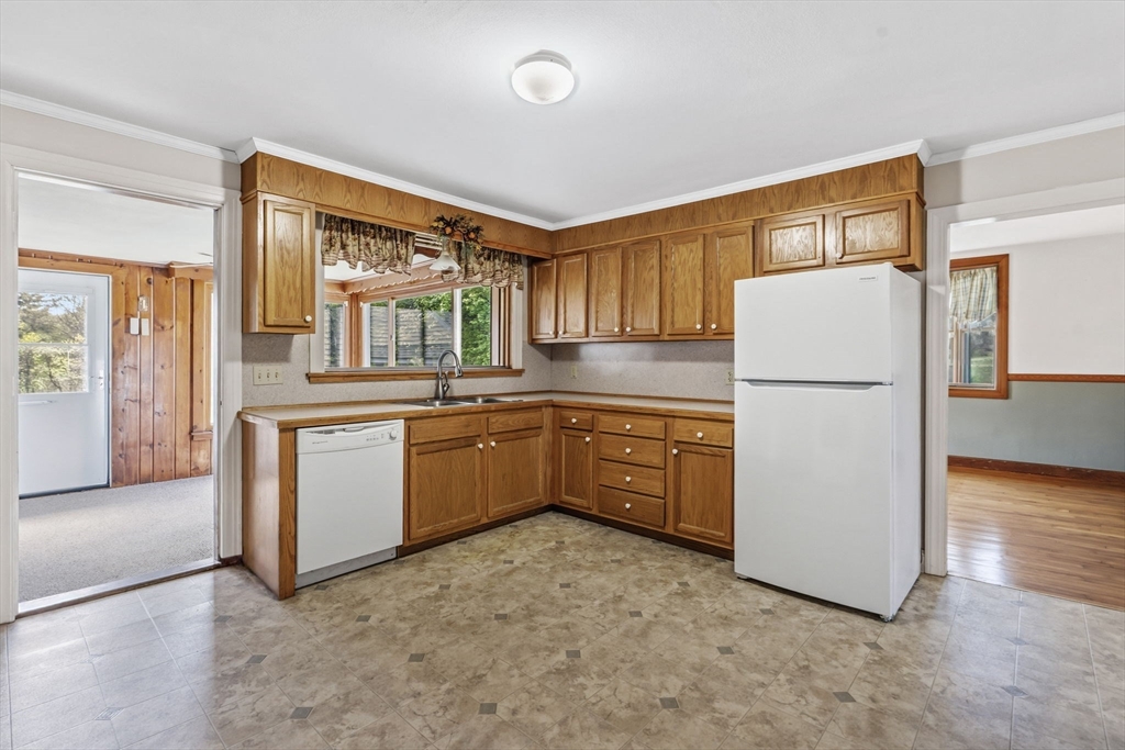 17 Moose Brook Road Southampton, MA 01073 - Photo 7 of 38 a kitchen with sink cabinets and refrigerator
