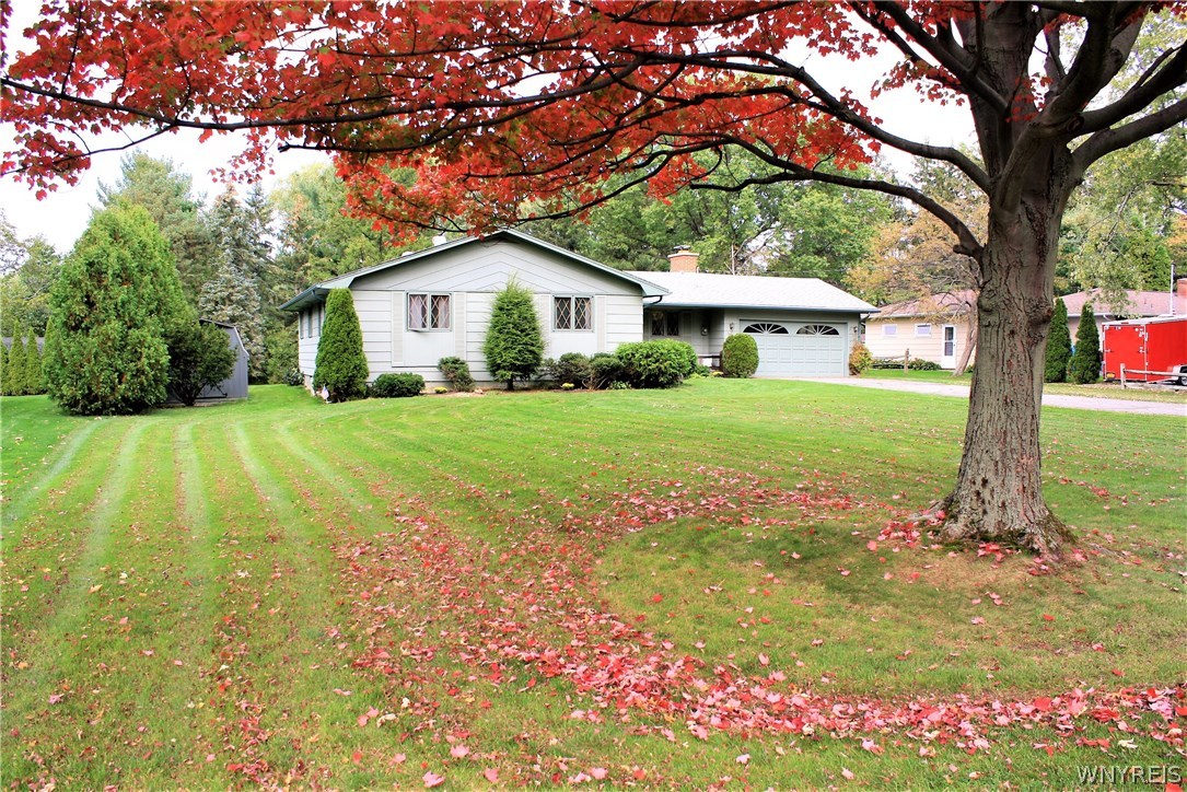4659 Eckhardt Road Boston, NY 14057 - Photo 1 of 1 Ranch is set back from road; Newer architectural r