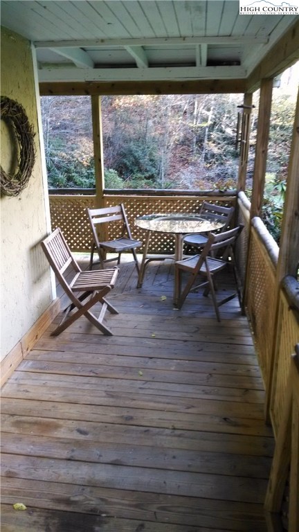 300 Little Horse Trail Road Lansing, NC 28643 - Photo 11 of 16 a view of outdoor space with lounge chair