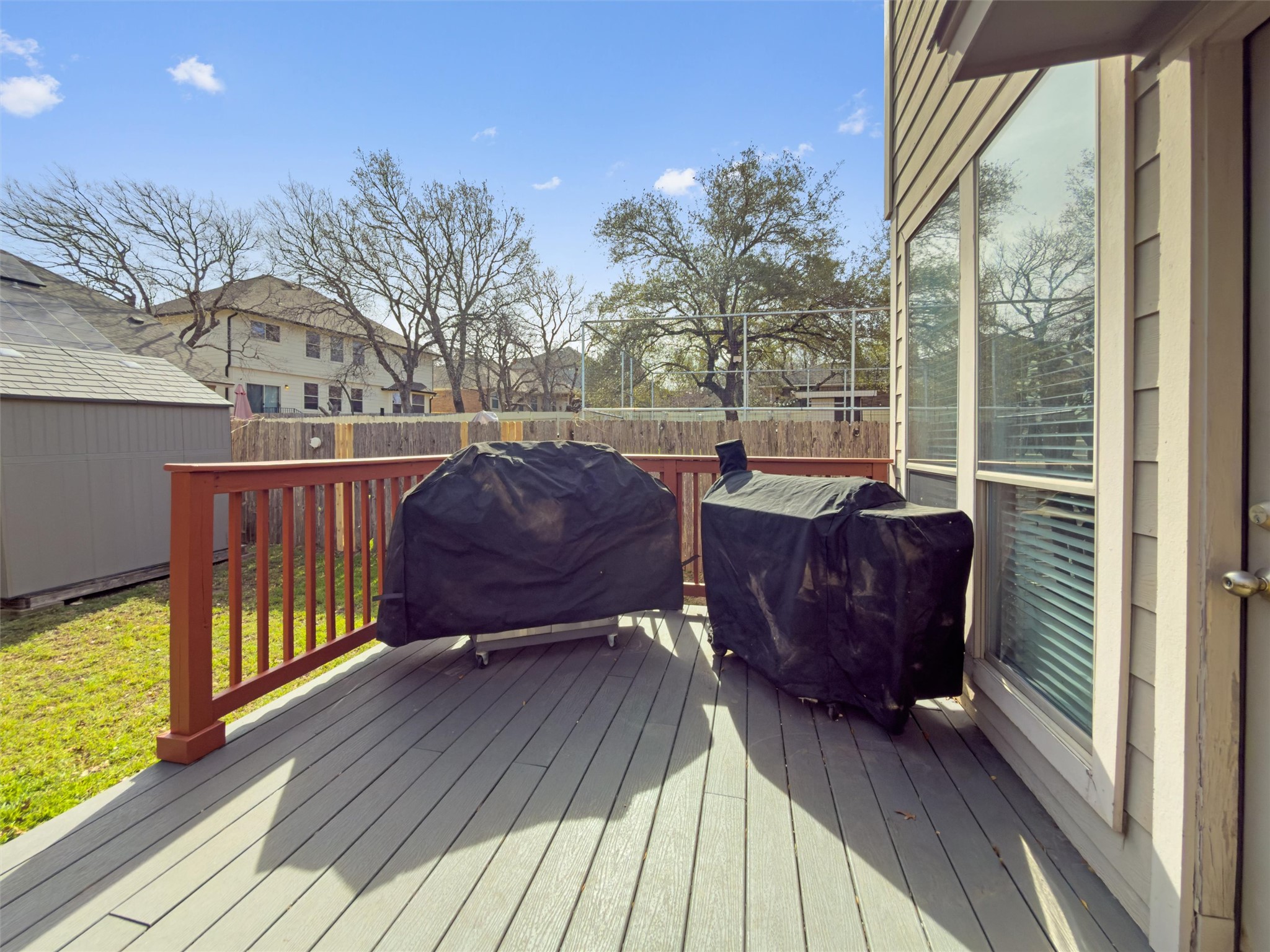 400 Red Hawk Drive Leander, TX 78641 - Photo 25 of 32 Wooden deck featuring grilling area