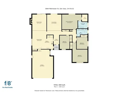 $1,688,000 | 3084 Melchester Drive, San Jose, CA 95132