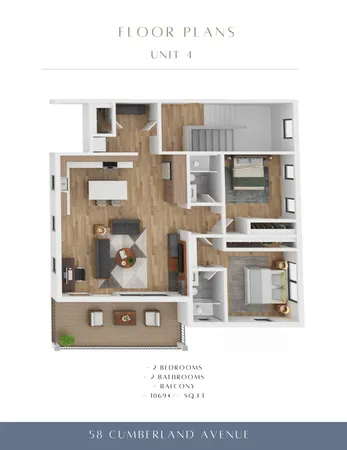 $925,000 | 58 Cumberland Avenue, Unit 2, Portland, ME 04101