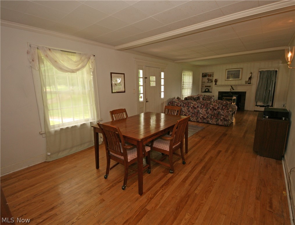 41744 Butternut Ridge Road Elyria, OH 44035 - Photo 11 of 29 Open Living and Dining rooms with hardwood flooring