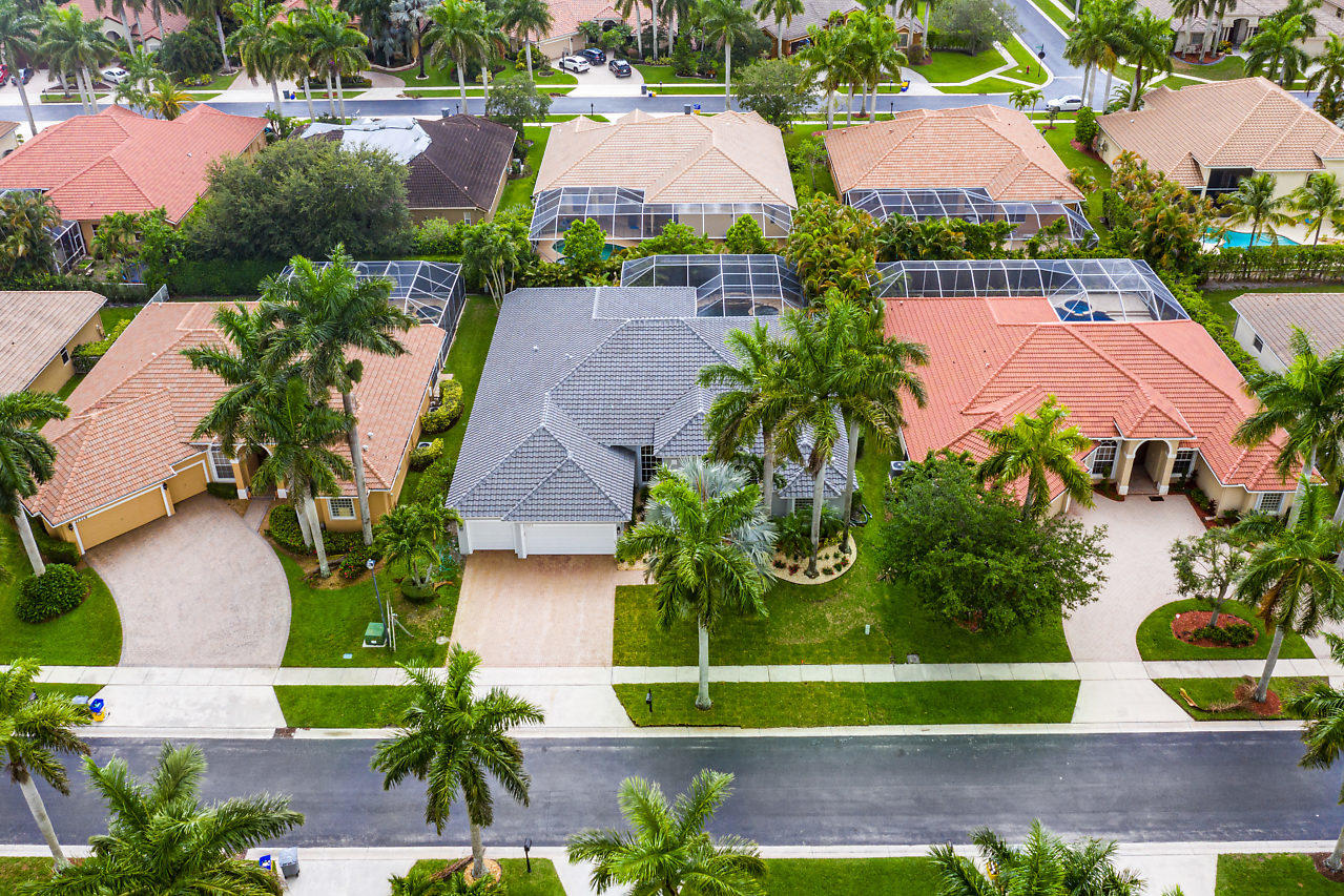 21311 Falls Ridge Way Boca Raton, FL 33428 - Photo 41 of 56 an aerial view of residential houses with outdoor space and street view