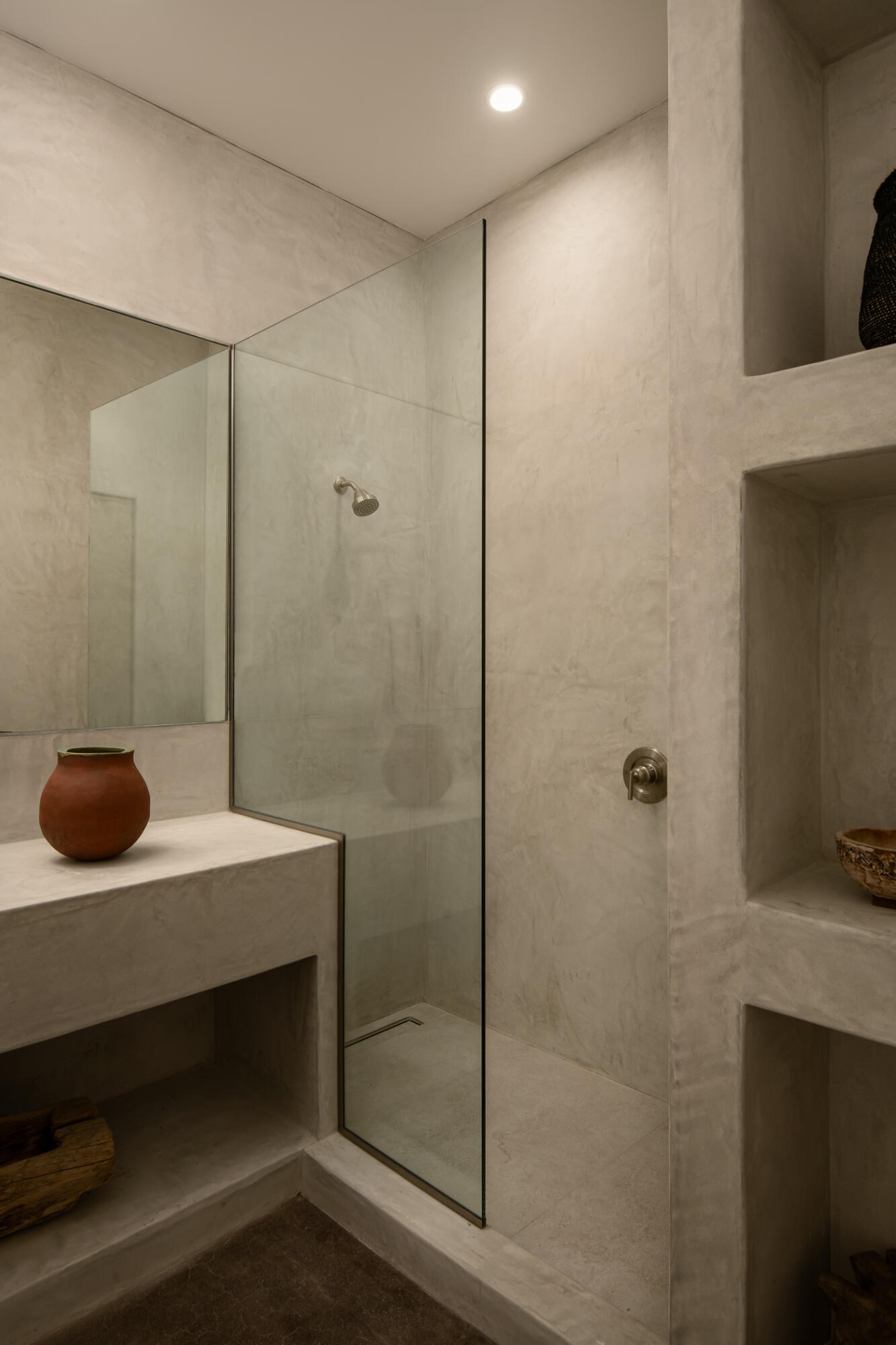 60052 Rocky Road Landers, CA 92285 - Photo 14 of 42 a bathroom with a sink a toilet and shower