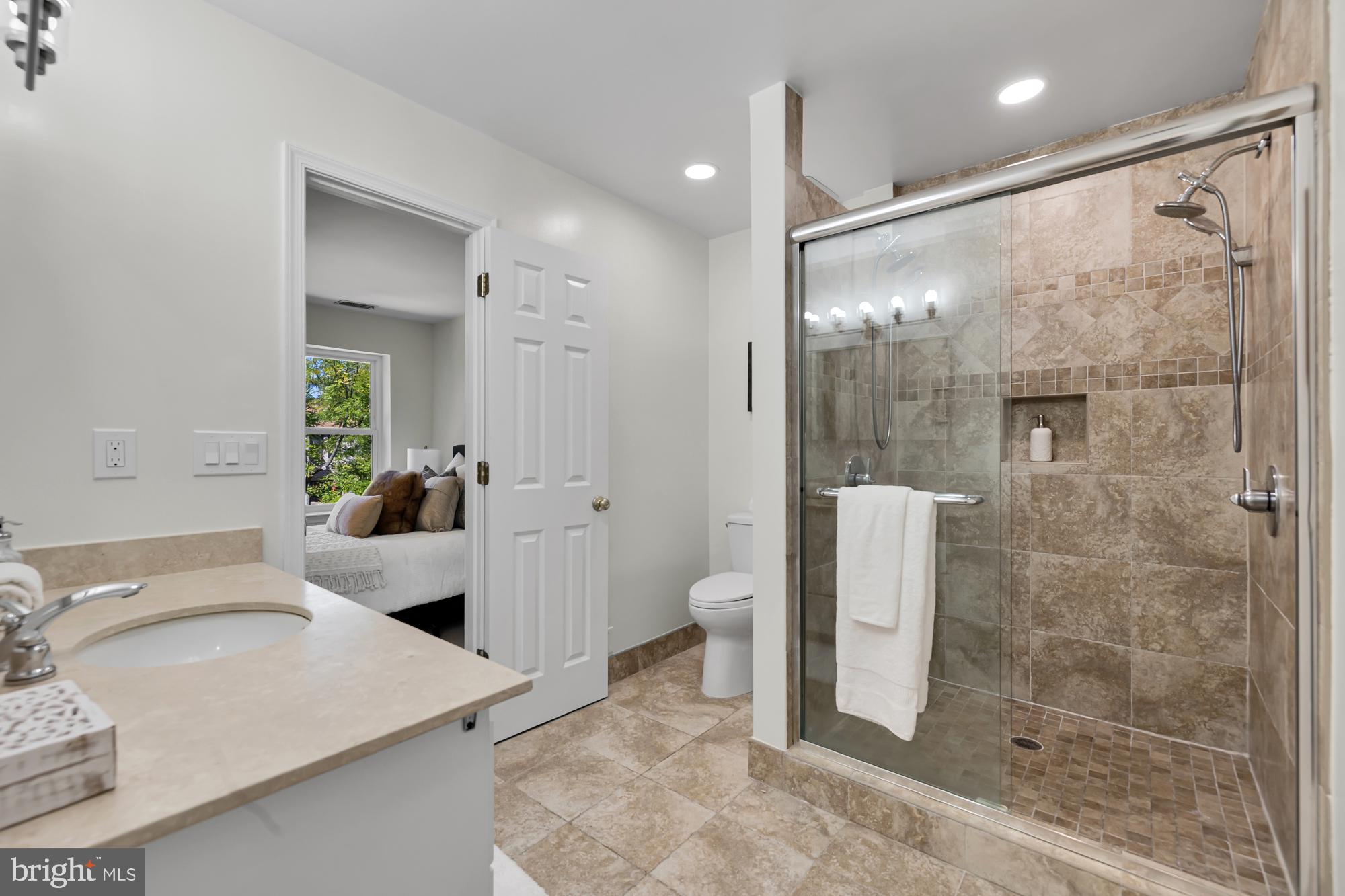 1325 13th Street Northwest, Unit 47 Washington, DC 20005 - Photo 21 of 35 Primary bathroom with large shower