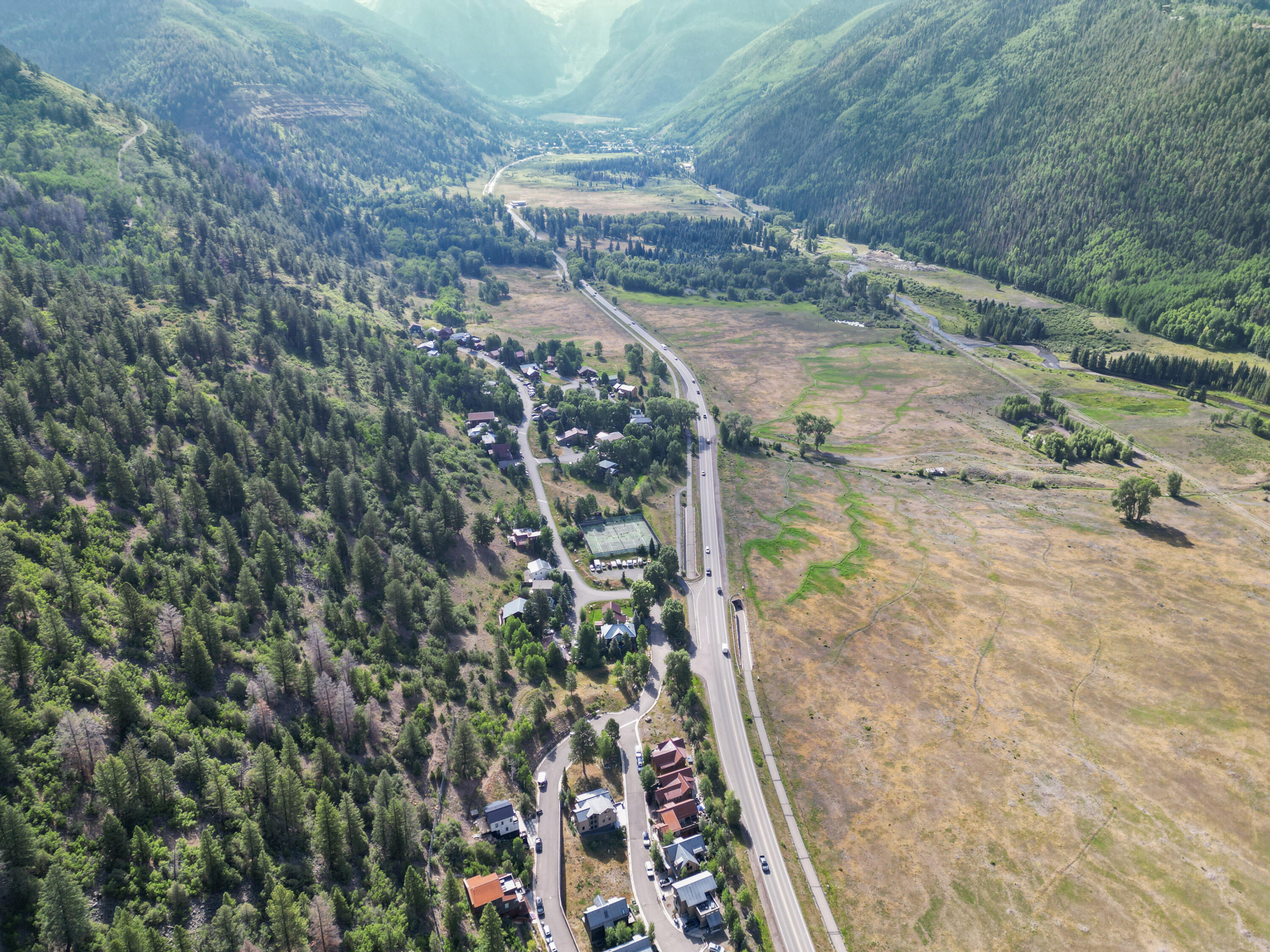 210 South Sunset Ridge Drive Telluride, CO 81435 - Photo 17 of 18 a view of aerial view of residential houses with outdoor space