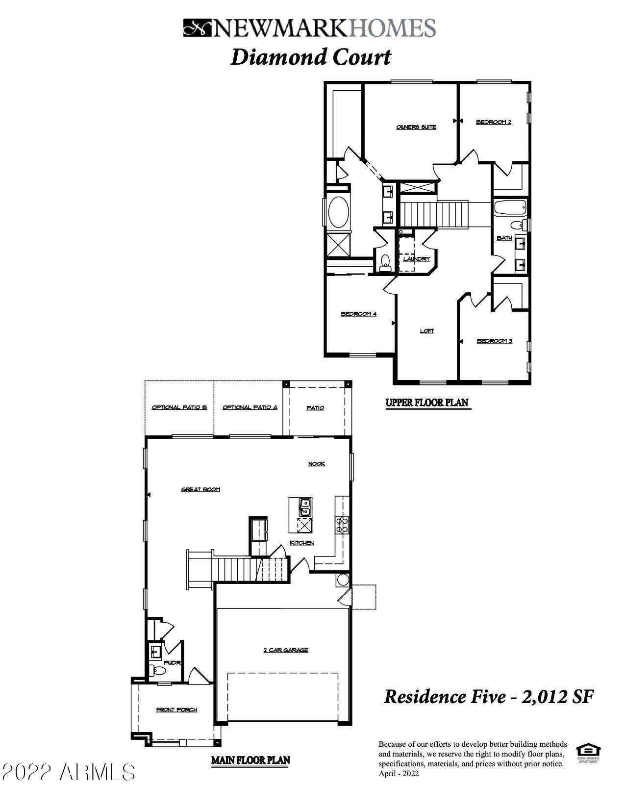 655 South Del Rancho Mesa, AZ 85208 - Photo 17 of 17 #5 FLoorplan