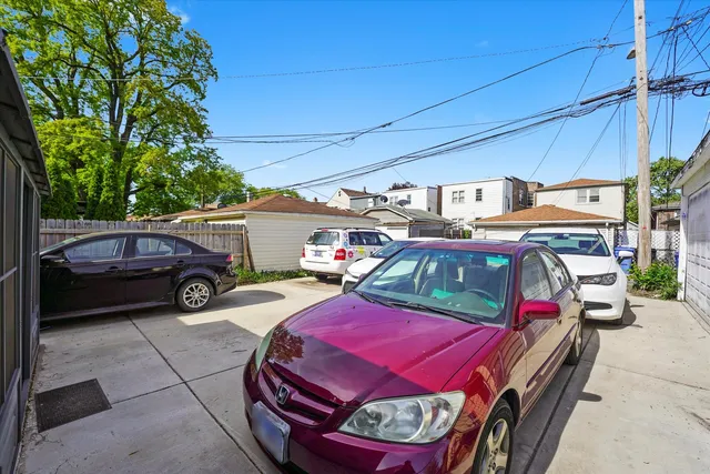 a view of cars parked in a parking