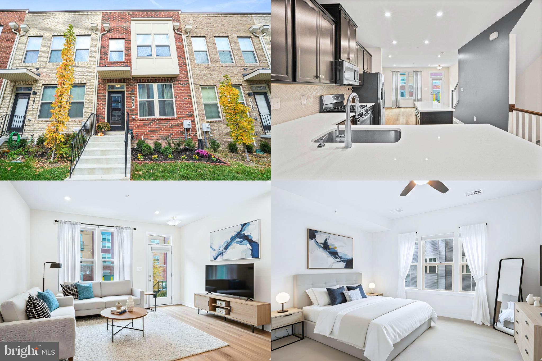 a view of living room filled with furniture and a flat screen tv