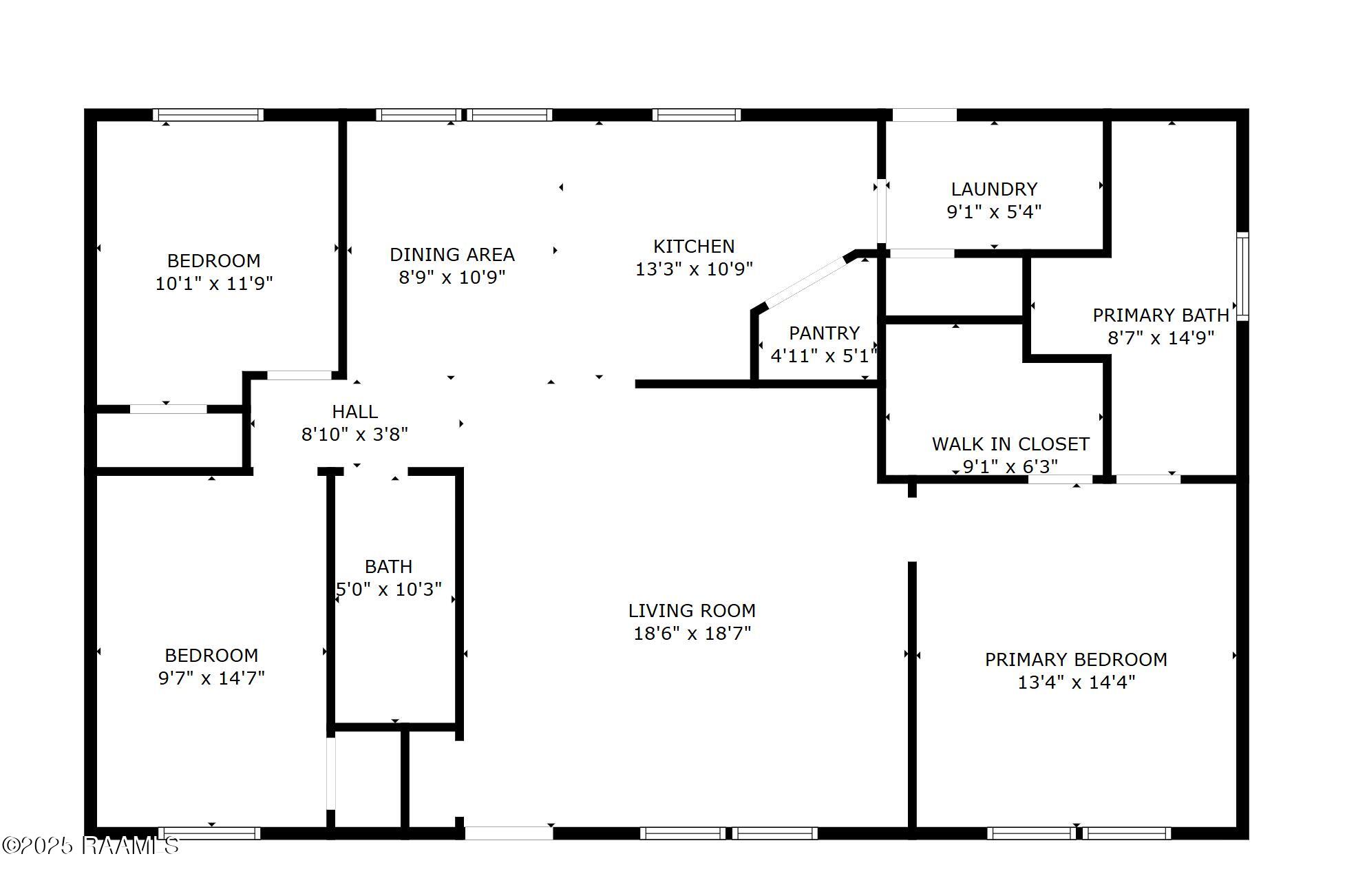 308 Keystone Drive Church Point, LA 70525 - Photo 19 of 19 Floor Plan