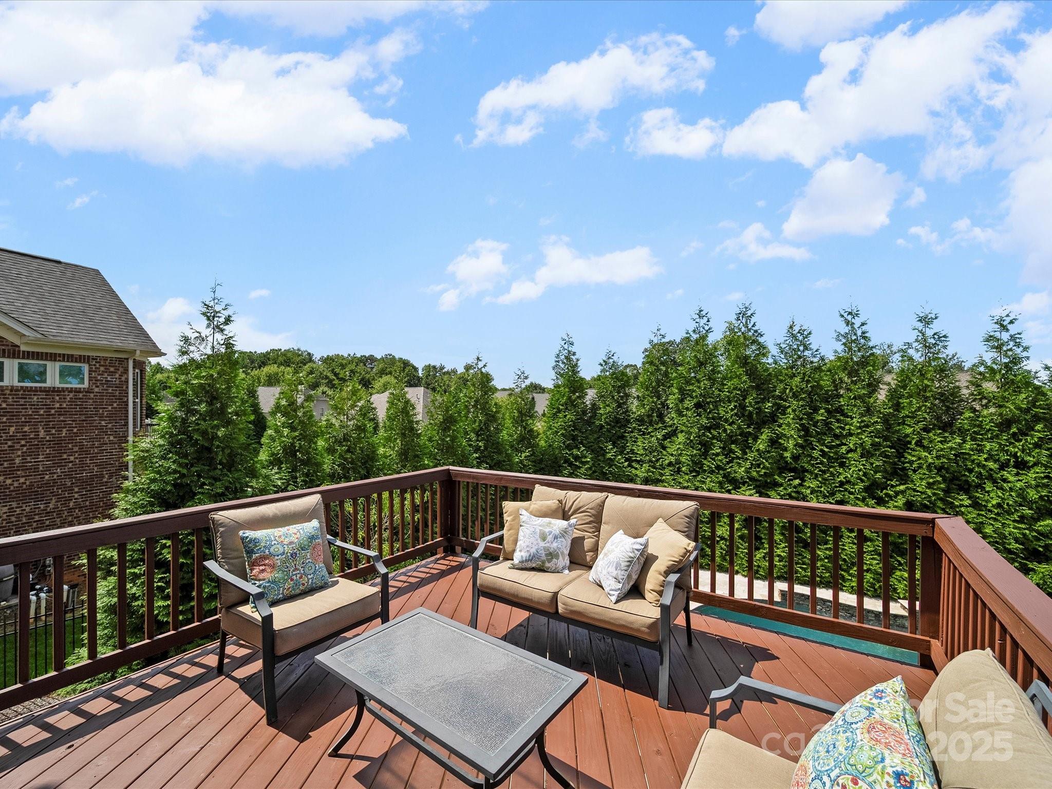 11632 Barnard Street Mint Hill, NC 28227 - Photo 38 of 39 a view of a two chairs in the deck