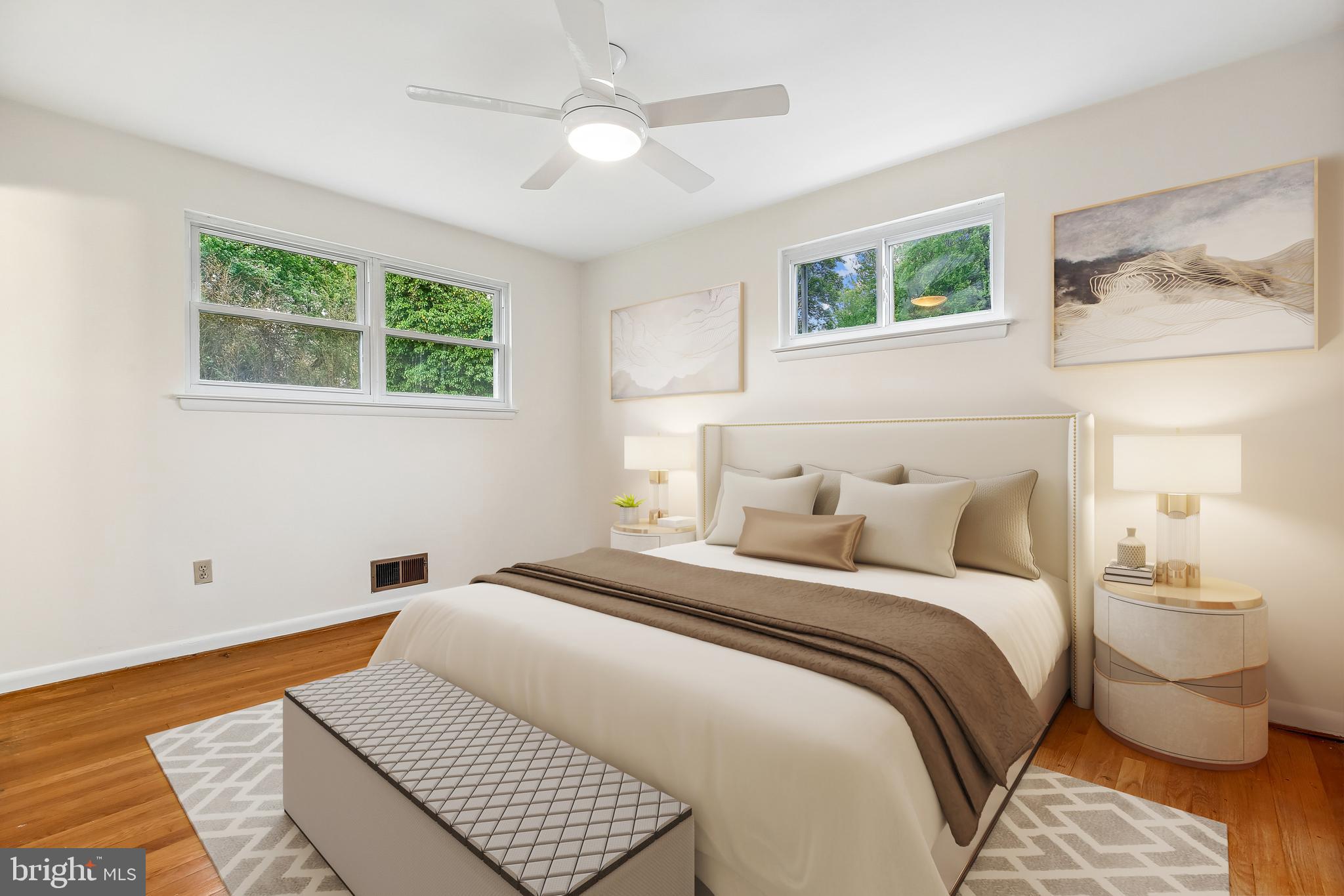1002 North Belgrade Road Silver Spring, MD 20902 - Photo 18 of 46 Primary Bedroom - virtual staging