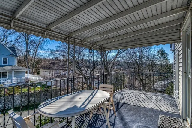 a view of outdoor space and deck