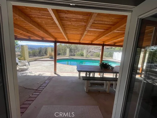 a view of a pathway of a building