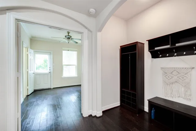 wooden floor in an empty room