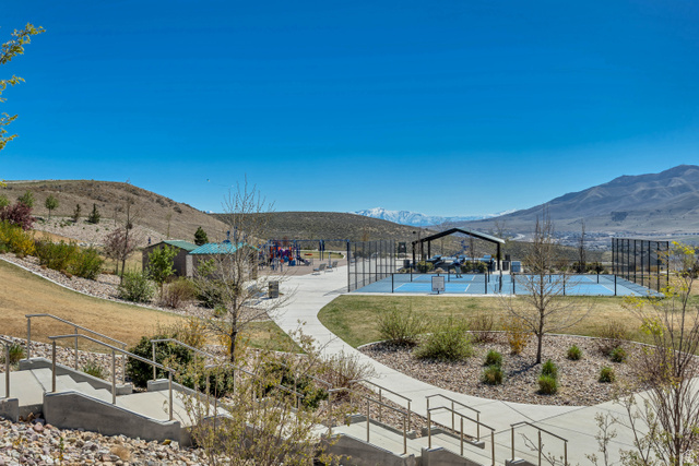 1577 Quailhill Road Saratoga Springs, UT 84045 - Photo 42 of 46 View of pool featuring a pickleball courts, patio surround, and a mountain view
