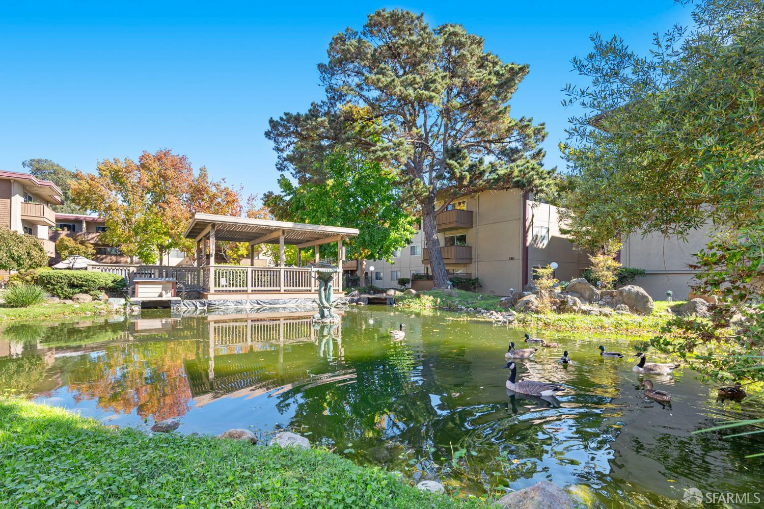 1327 Webster Street, Unit B210 Alameda, CA 94501 - Photo 30 of 54 a view of swimming pool from a garden