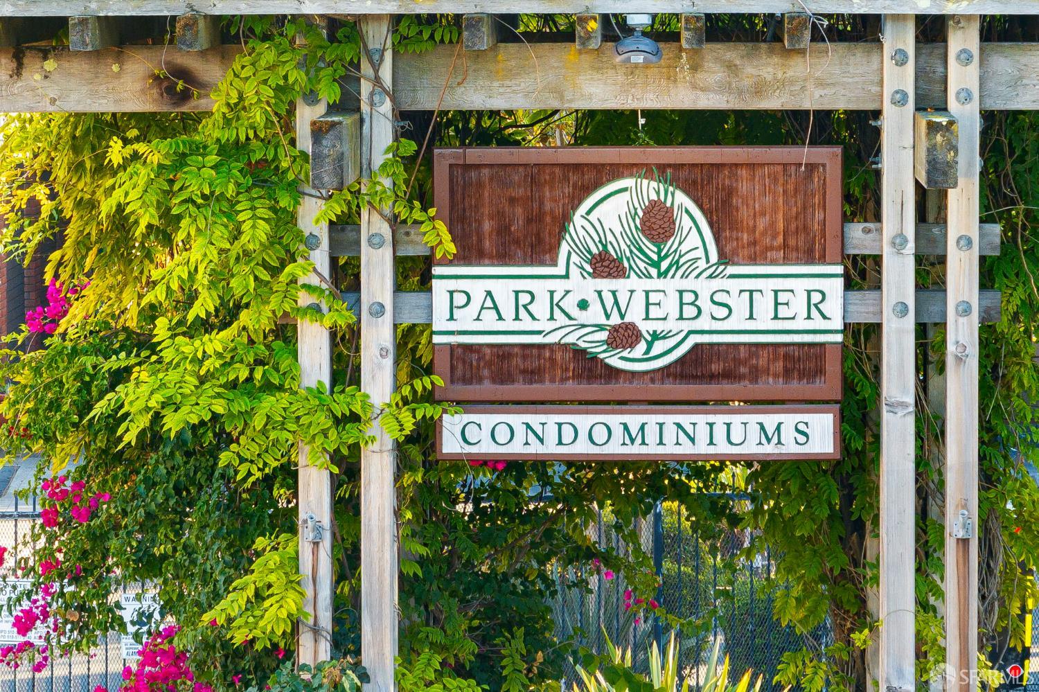 1327 Webster Street, Unit B210 Alameda, CA 94501 - Photo 45 of 54 a sign that is on a brick wall