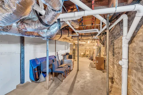 a view of storage and utility room