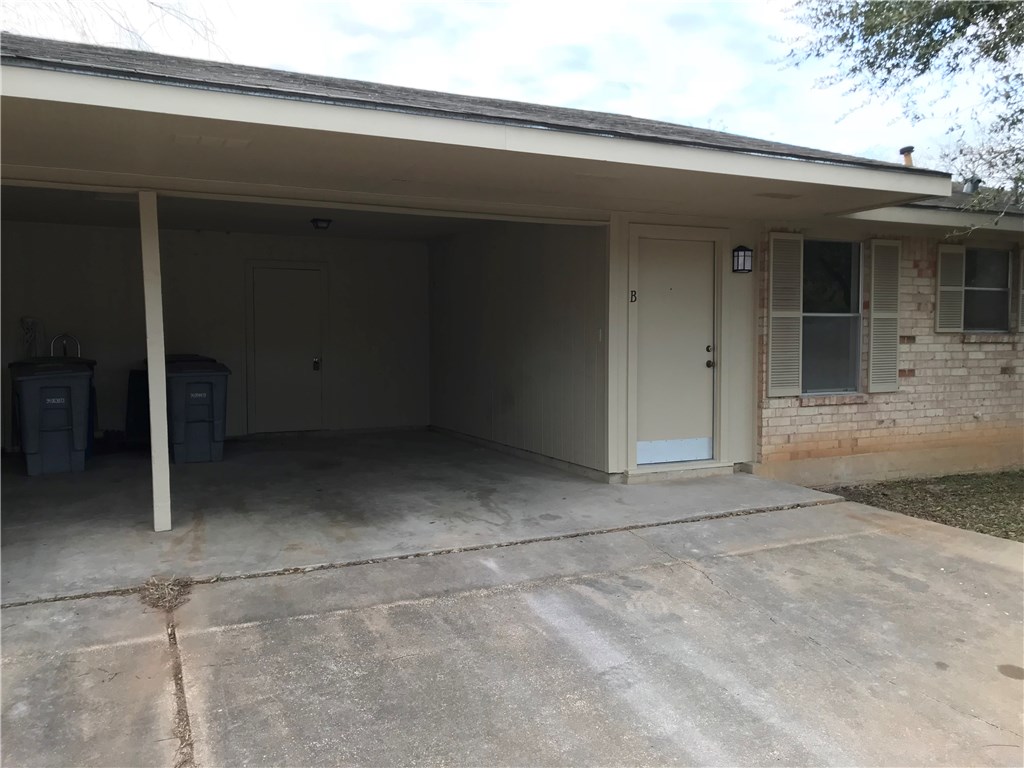 1810 Berkeley Avenue, Unit B Austin, TX 78745 - Photo 4 of 9 Single carport with utility (Washer/ dryer hookups. No common walls with other unit!