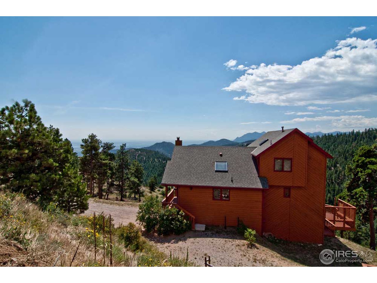 356 Ridgeview Lane Boulder, CO 80302 - Photo 25 of 25 an aerial view of a house with a yard
