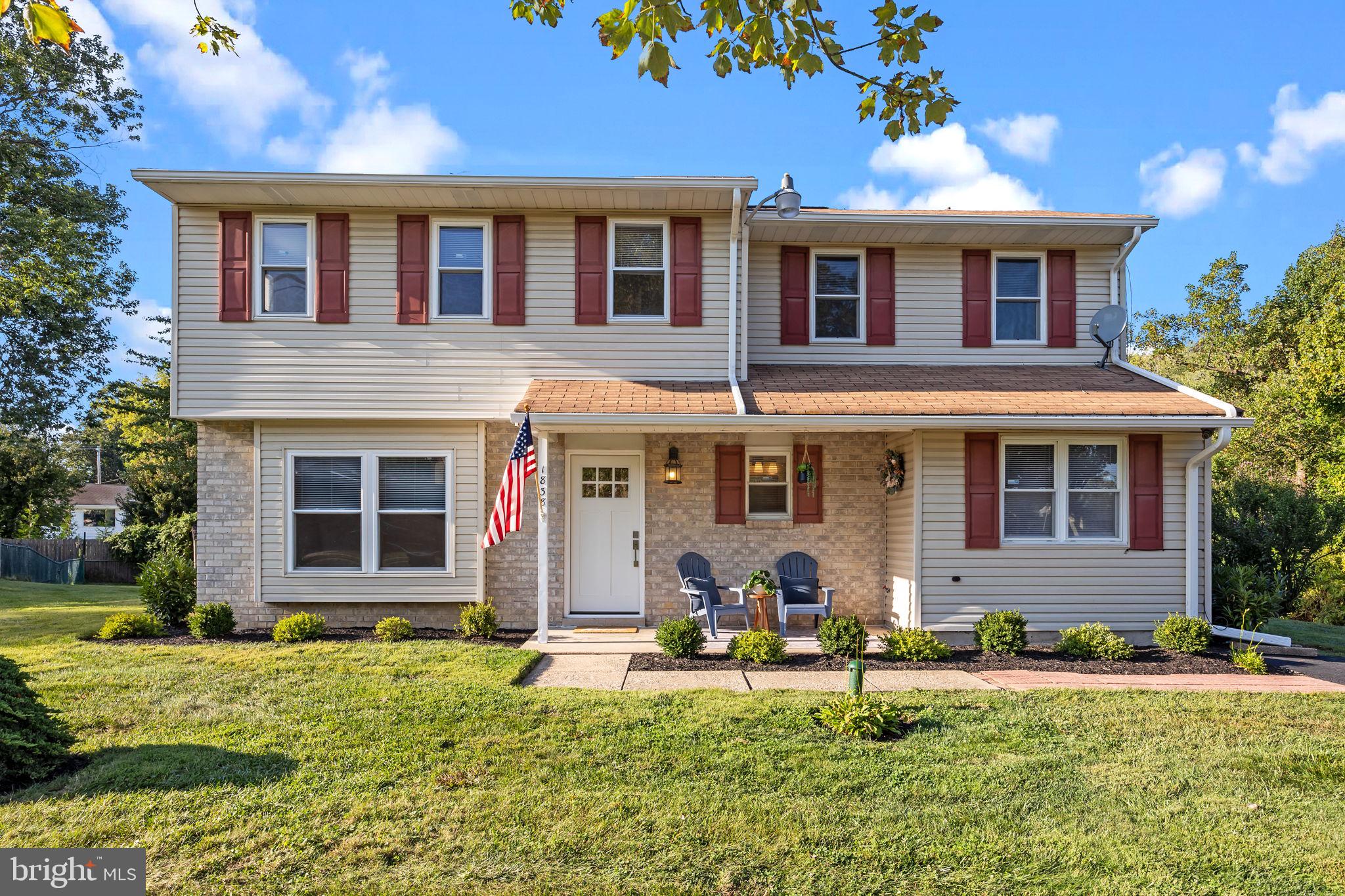 1838 Sheri Road Bensalem, PA 19020 - Photo 2 of 43 a front view of a house with a yard