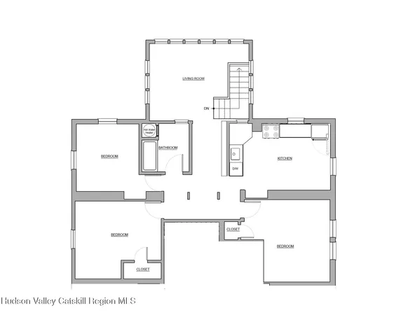 $2,400 | 2303 Lucas Turnpike, Unit 3, High Falls, NY 12440