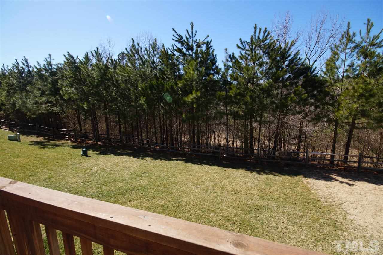 5202 Echo Ridge Road Raleigh, NC 27612 - Photo 18 of 22 a view of backyard with green space
