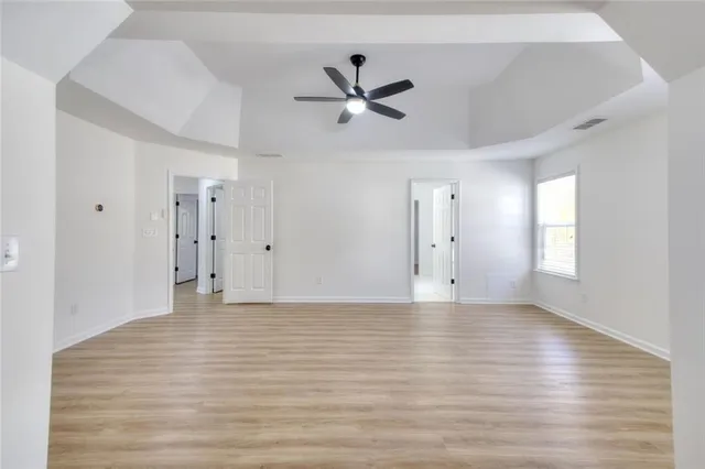 wooden floor in an empty room
