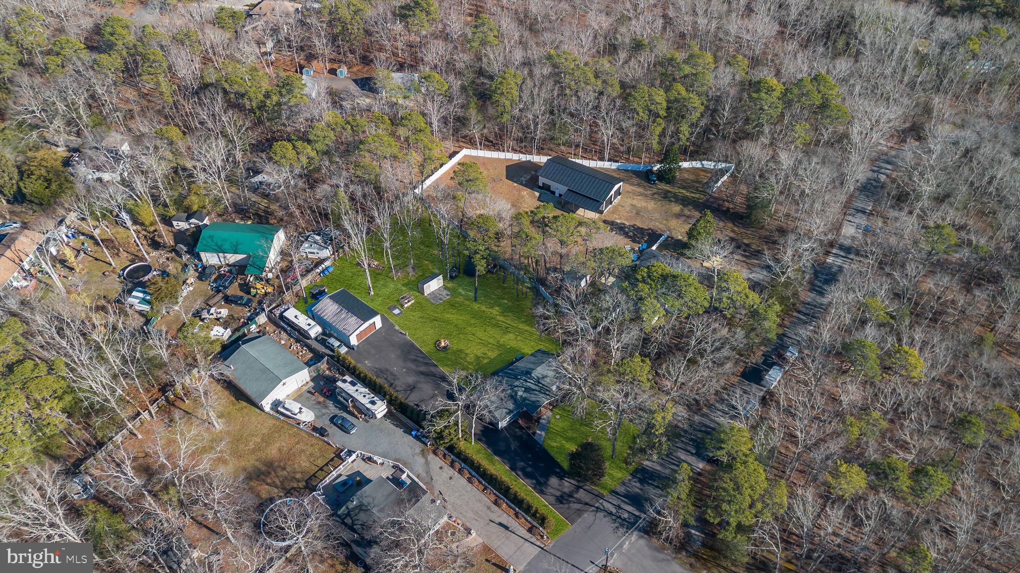116 Polly Pod Road West Creek, NJ 08092 - Photo 31 of 33 a aerial view of a house with a yard