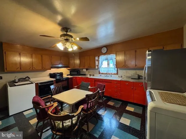 a room with furniture and a window