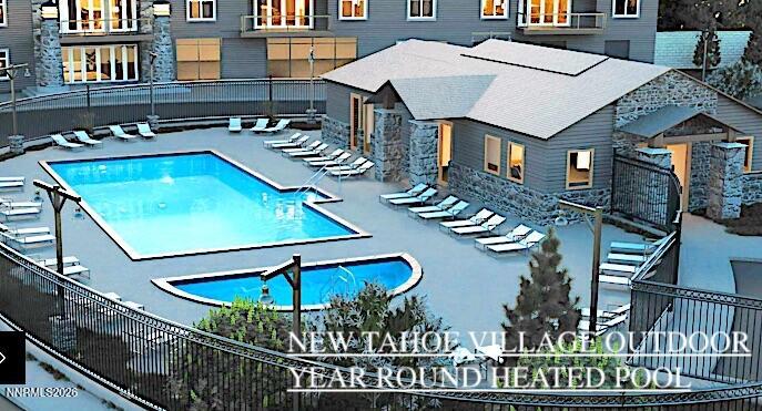 754 Boulder Court, Unit 2 Stateline, NV 89449 - Photo 14 of 14 TAHOE VILLAGE POOL ART RENDR