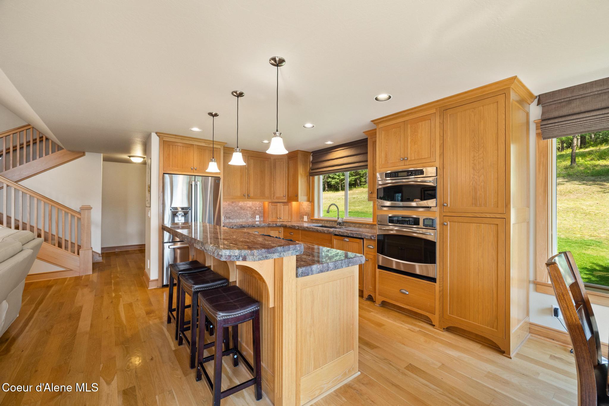 4459 East O'Gara Road Harrison, ID 83833 - Photo 17 of 47 Kitchen- Lake Views