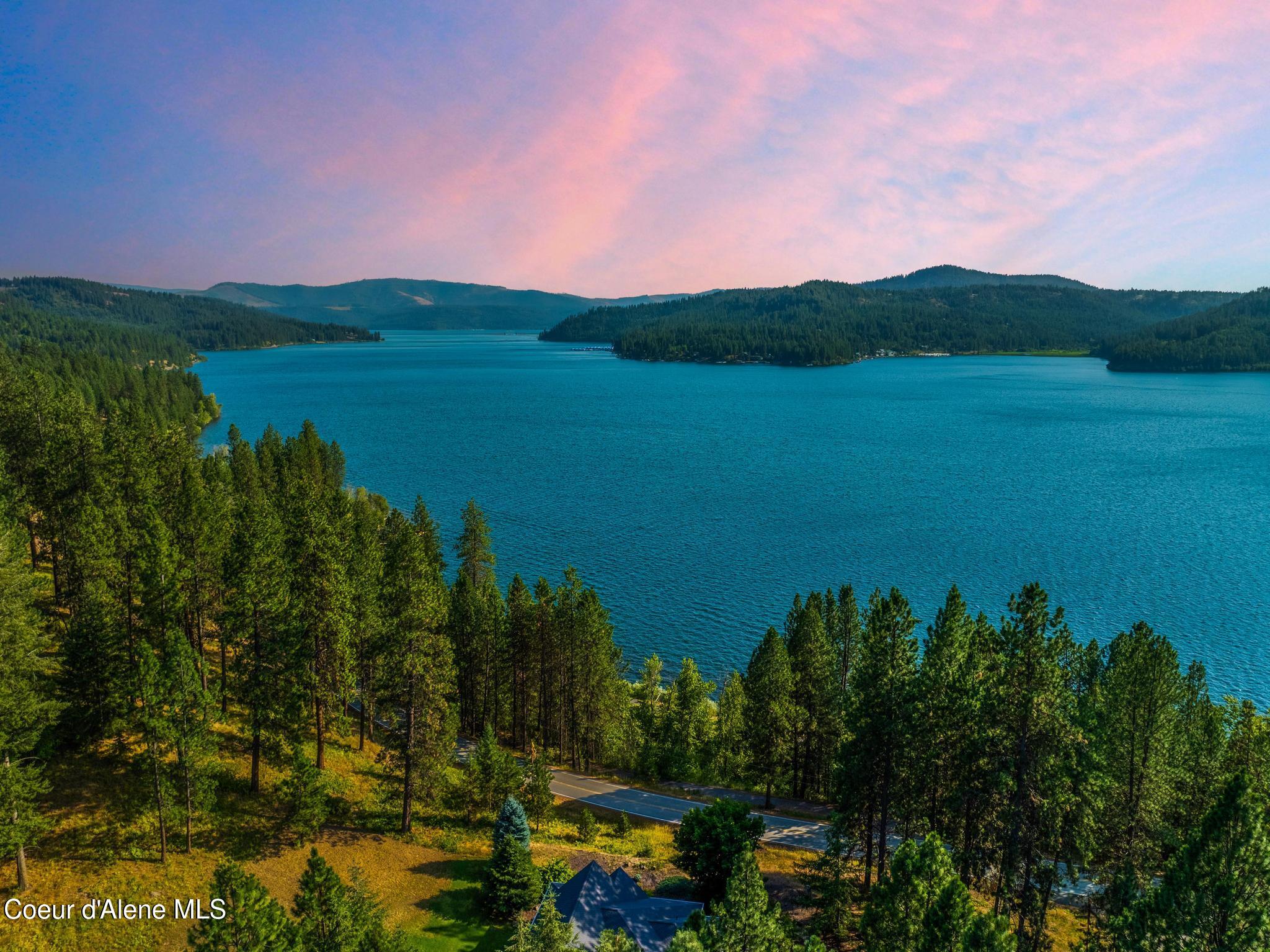 4459 East O'Gara Road Harrison, ID 83833 - Photo 2 of 47 Twilight Aerial Photo from Property