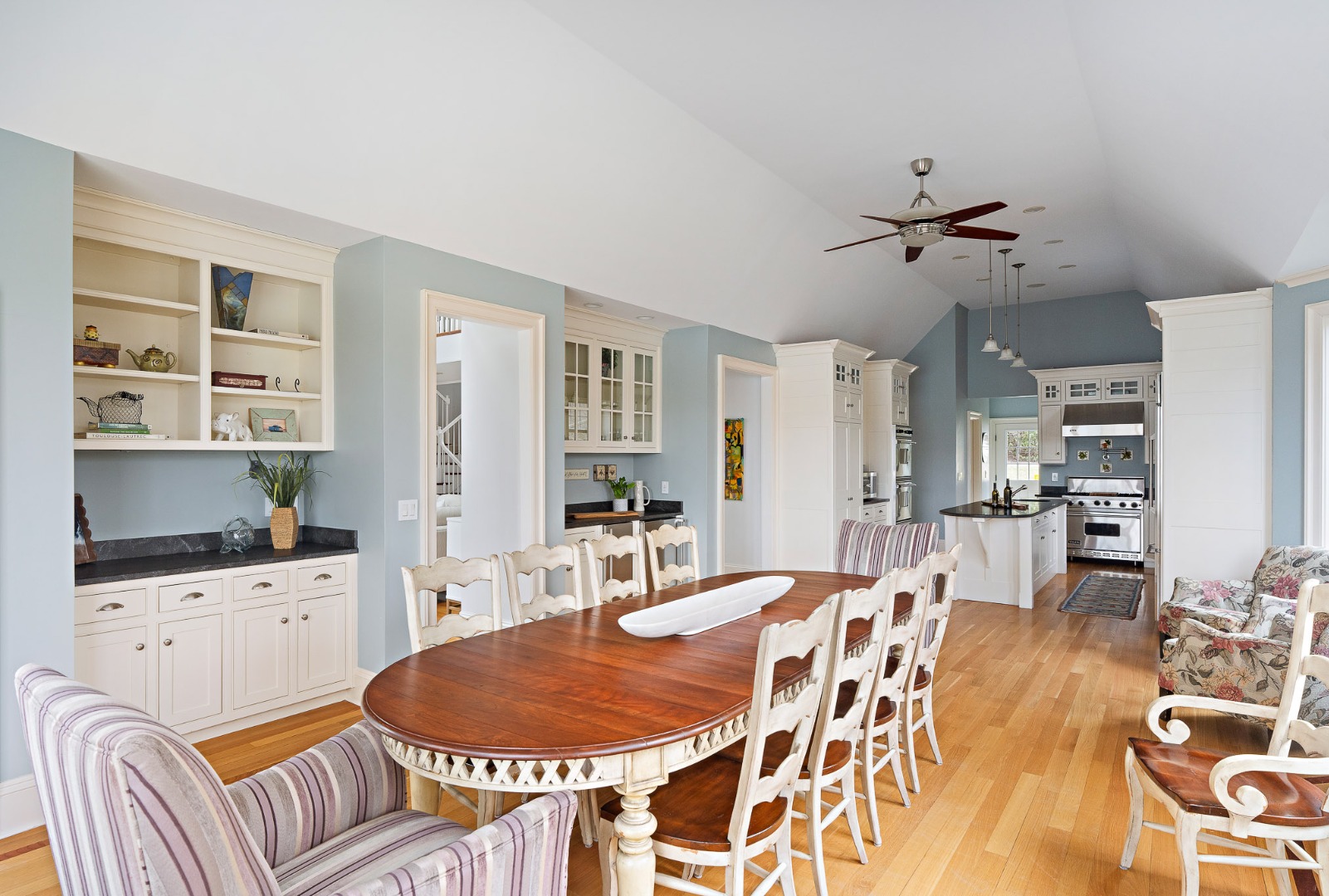 385 Barnes Road Oak Bluffs, MA 02557 - Photo 20 of 60 a view of a dining room with furniture