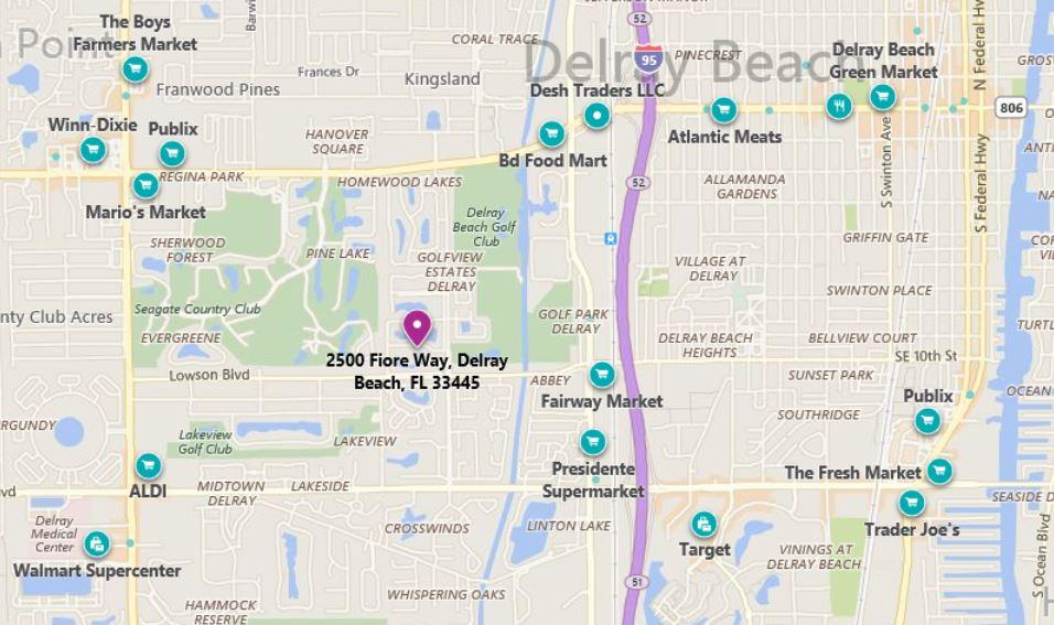 2500 Fiore Way, Unit 102C Delray Beach, FL 33445 - Photo 32 of 33 a white refrigerator with white and white appliances