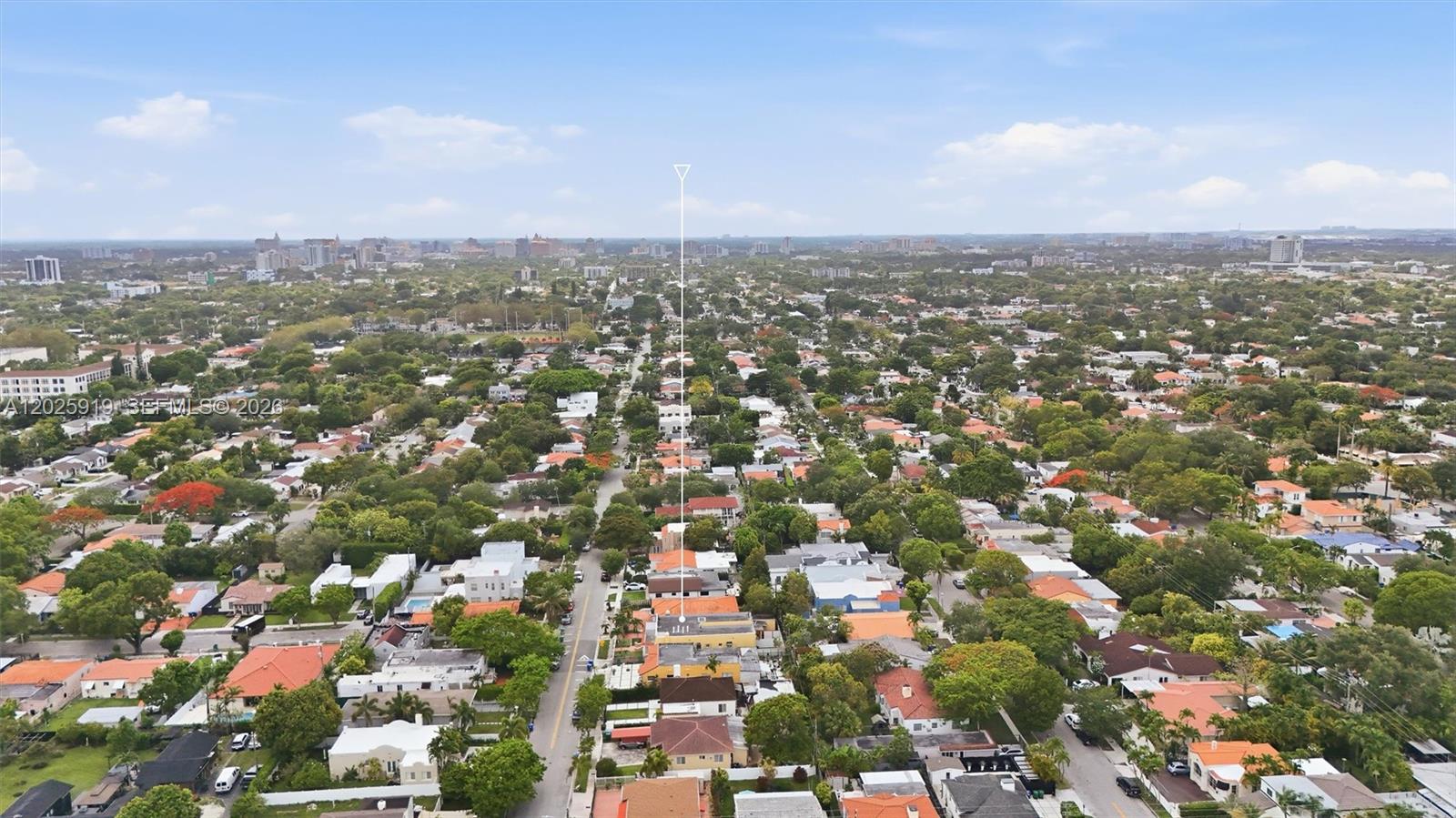 1743 Southwest 17th Street, Unit 1 Miami, FL 33145 - Photo 30 of 32 an aerial view of multiple house